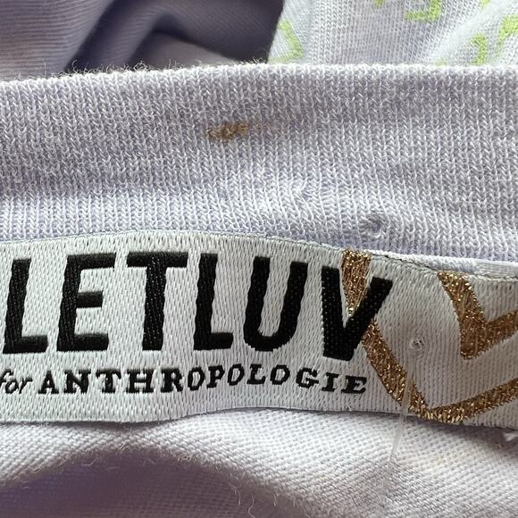 Anthropologie LeLuv Size XL ACDC Graphic Band Tour Tee Rock USA Cotton New Af17 - Picture 8 of 10